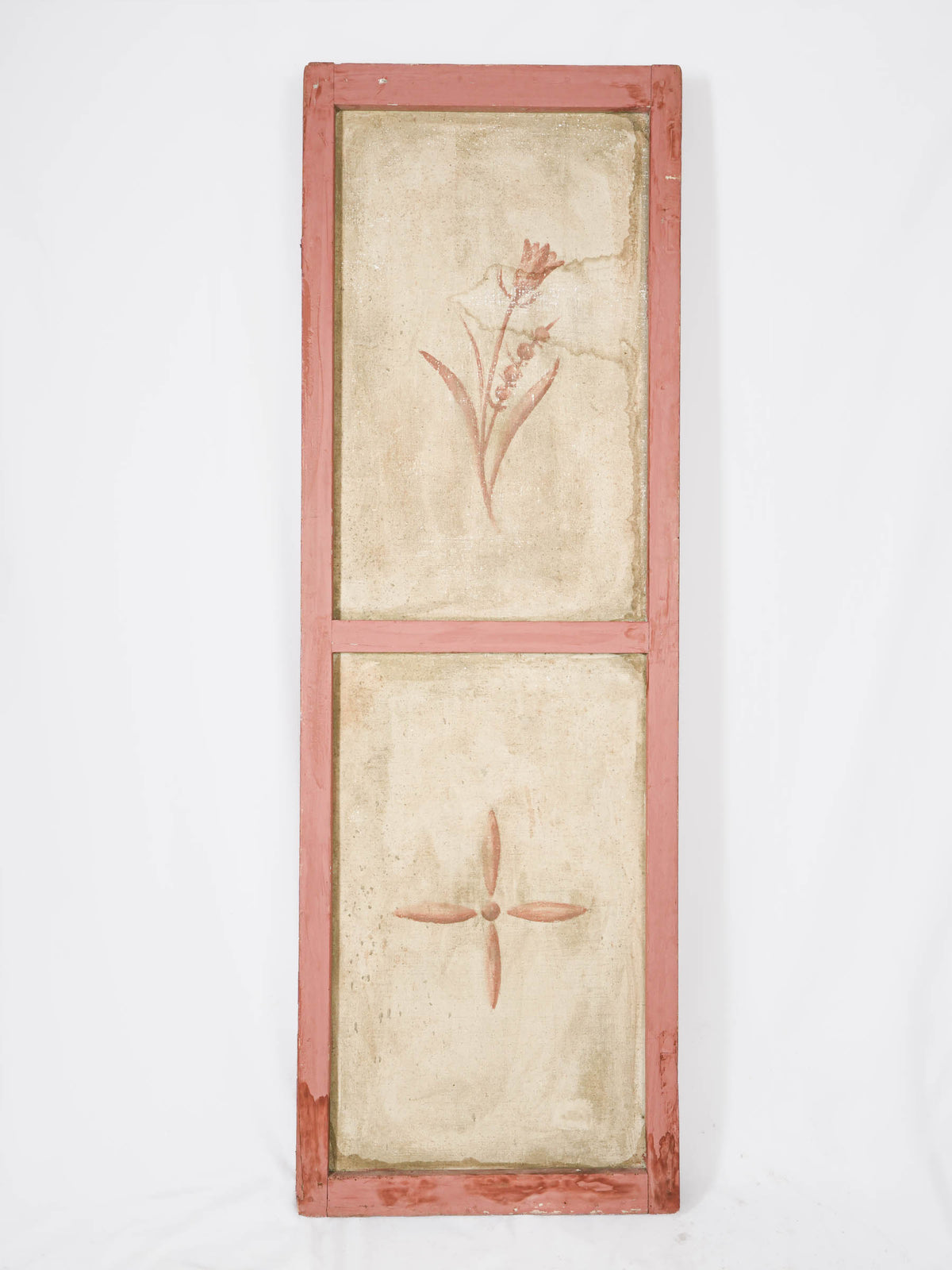 Late 18th-Century French Four-Panel Screen w/ Water-Themed Pastoral Scenes - 77¼"  x 102¼"
