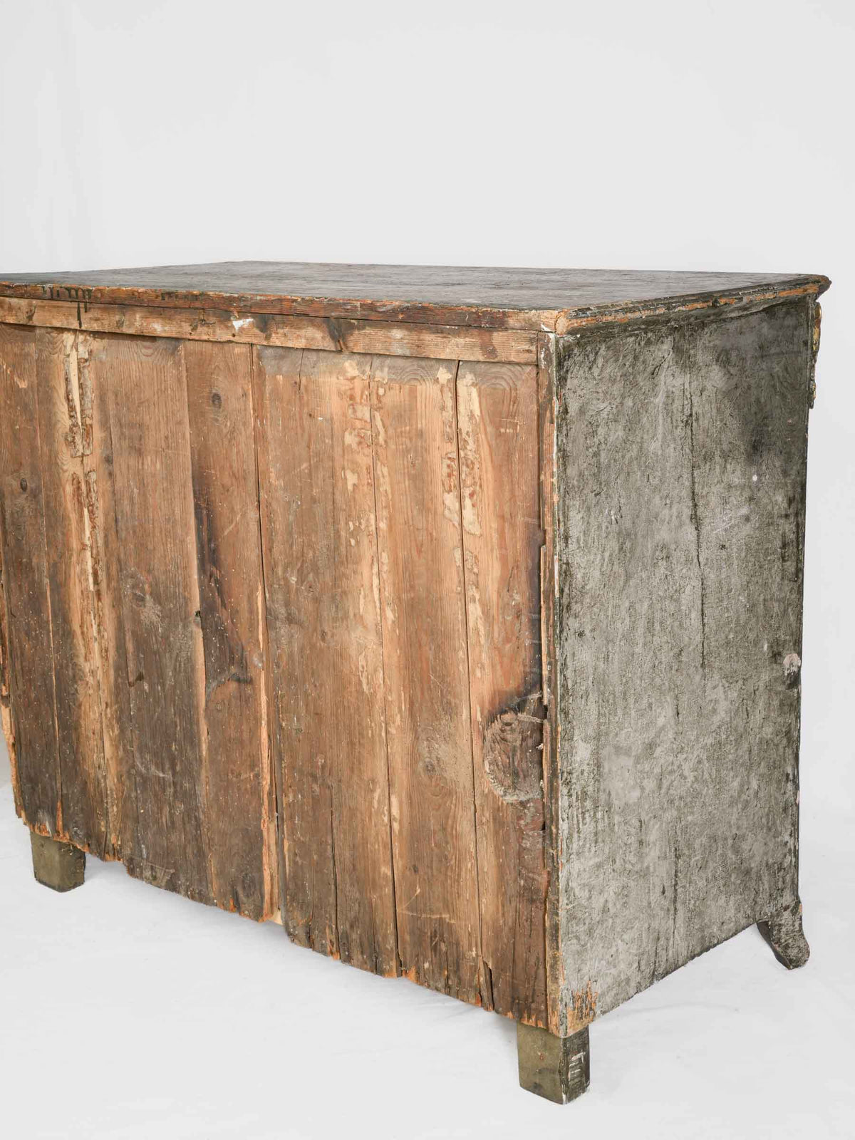 Tall  French Chest of Drawers w/ Misty Gray Patina, Circa 1800 - 40¼" x 48¾"