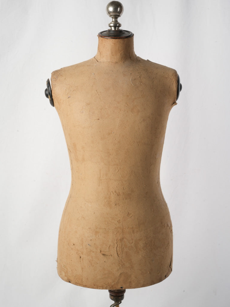 Antique English Adjustable Male Tailor’s Mannequin - 52¼"