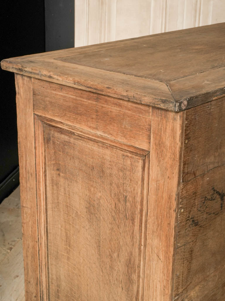 French Oak Notary's Cabinet w/ 12 Doors and Bronze Label Holders c. 1920 - 31"