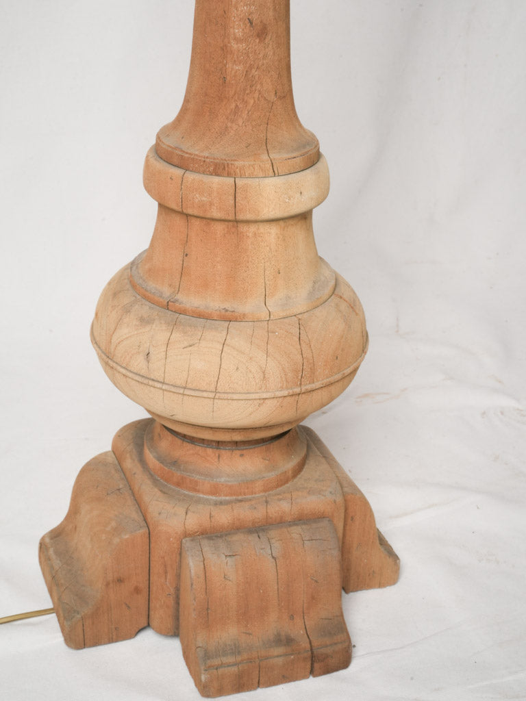 Rustic Turned Wood Baluster Floor Lamp - 64¼"