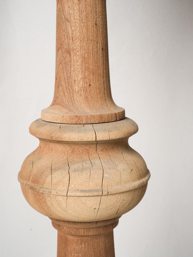 Rustic Turned Wood Baluster Floor Lamp - 64¼"