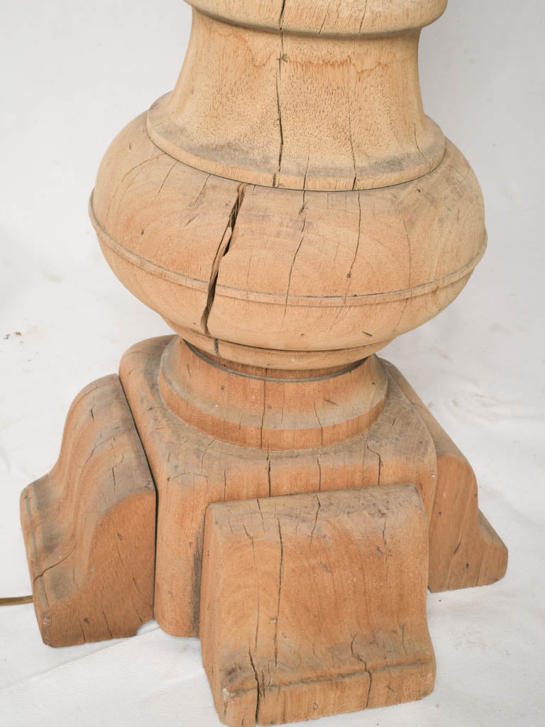 Rustic Turned Wood Baluster Floor Lamp - 64¼"