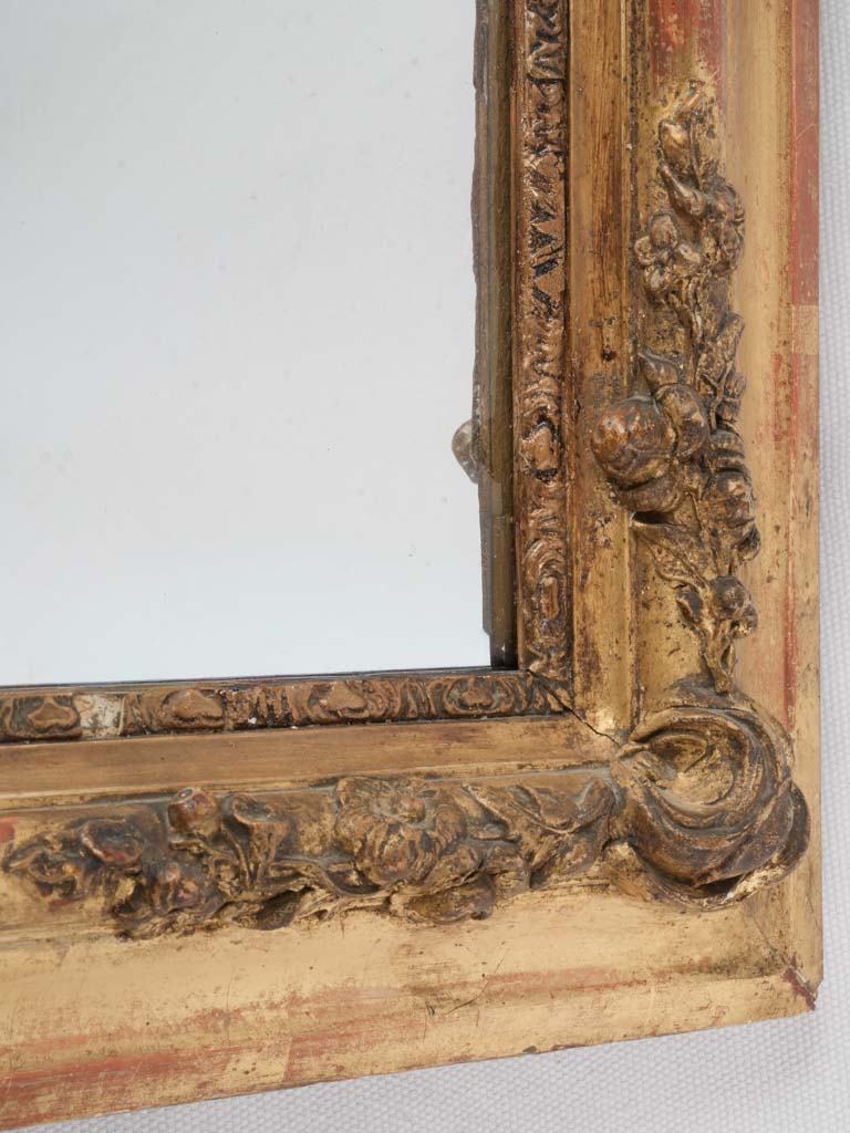 Mid-19th Century Louis Philippe Giltwood Mirror w/ Mercury Plate - 31½" x 23¼"
