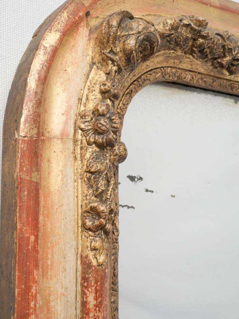 Mid-19th Century Louis Philippe Giltwood Mirror w/ Mercury Plate - 31½" x 23¼"