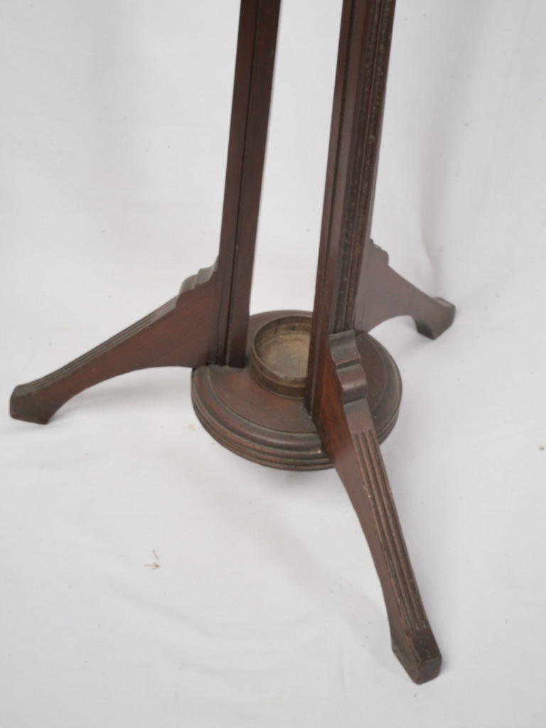 Early 20th-Century English Mahogany Tall Coat Stand - 81½"