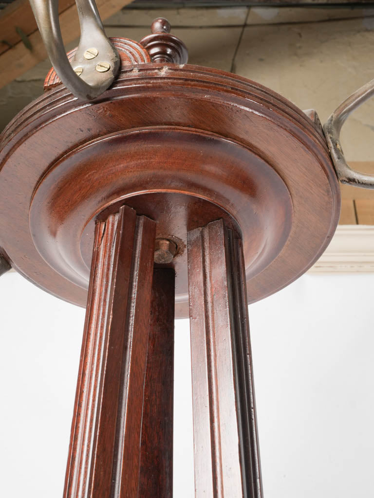 Early 20th-Century English Mahogany Tall Coat Stand - 81½"