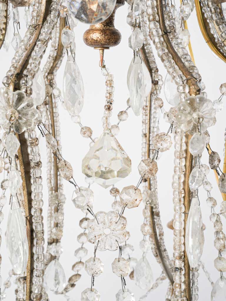 Historical floral rosette chandeliers