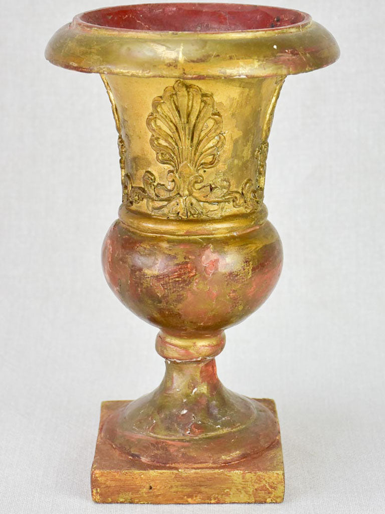 Antique French decorative gilt element - urn shaped 9¾"