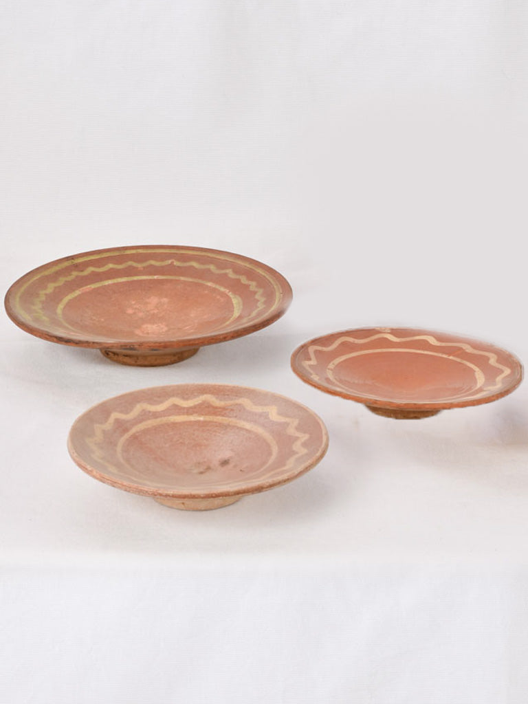 Collection of 3 omelette plates 8¾" - 11½"