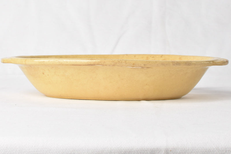 Vintage Yellow Glazed French Bowl