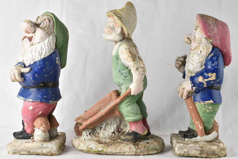 Fun Concrete Gnomes with Pastel Finish