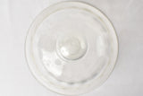 Vintage glass dome cloche 12½"