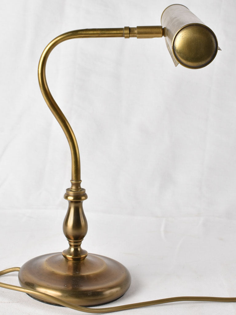 Vintage brass desk reading lamp – Chez Pluie