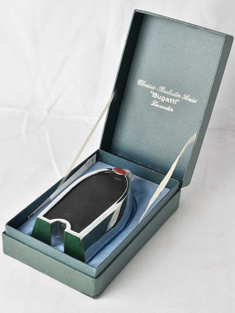 Limited Edition Bugatti Chrome Whisky Flask
