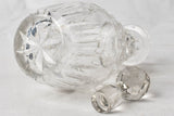 Engraved Saint Louis crystal decanter