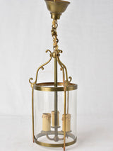 Brass pendant lantern - early 20th century