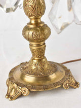 Patinaed mid-twentieth century table chandelier