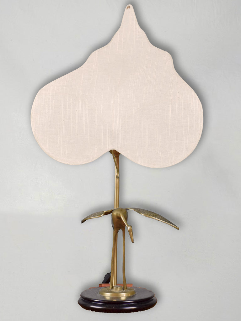 Antonio Pavia table lamp - bird and leaf