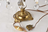 Historic 1950's chandelier table lamp