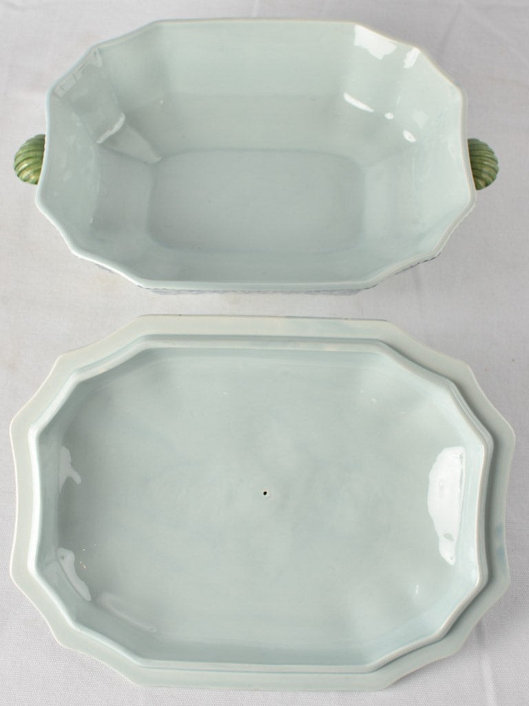 Beautiful blue floral Gien faience