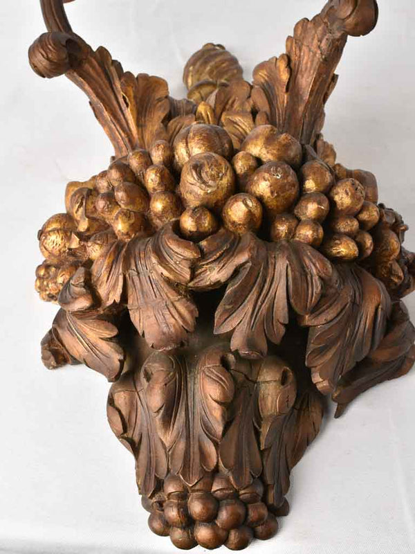 Provençal chateau-sourced noble wood sconces