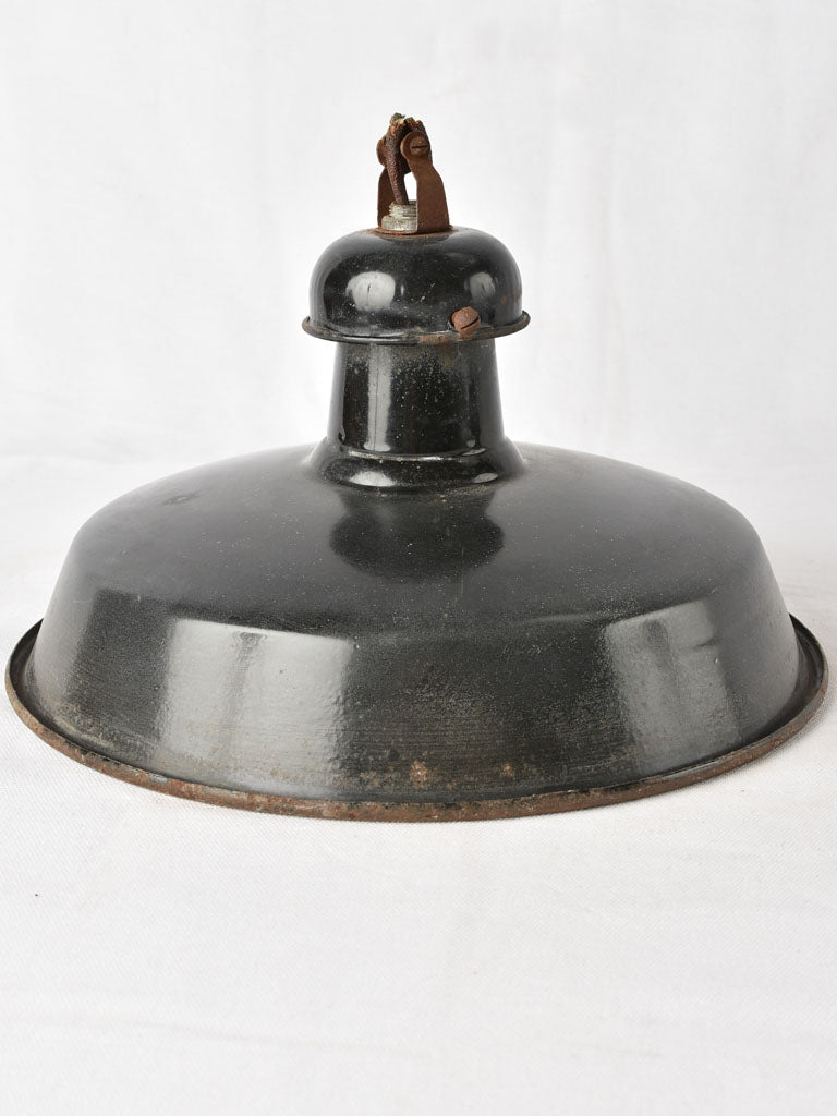 Vintage French Industrial Enamel Lampshades