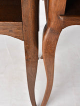 RESERVED DDG Two antique French walnut nightstands
