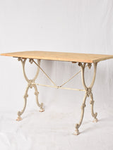 Antique French pine bistro table
