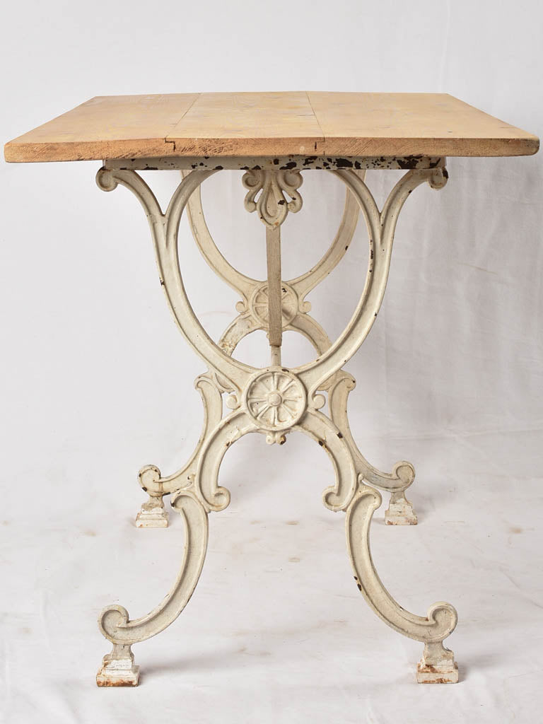 Timeless cast iron base table