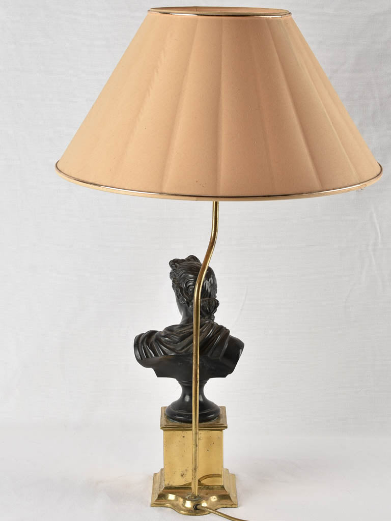 Table lamp with bust - 1940s - 29½"