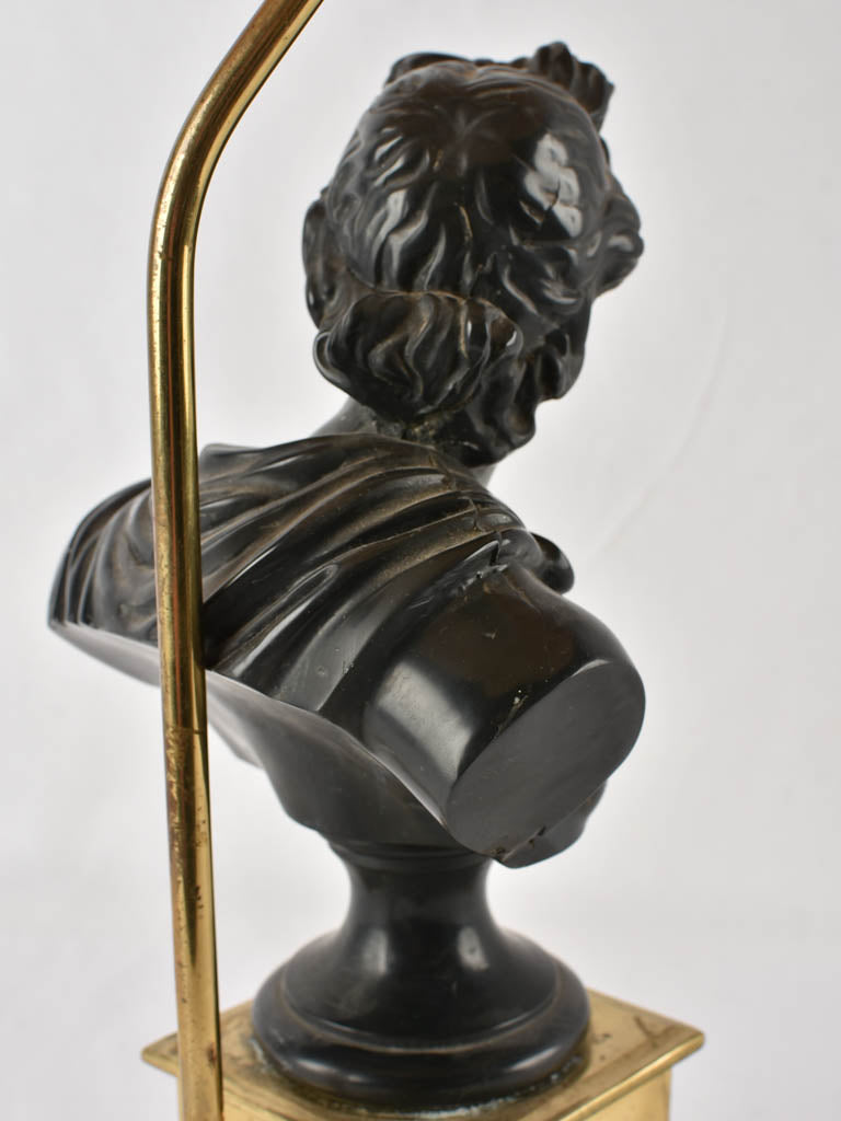 Table lamp with bust - 1940s - 29½"