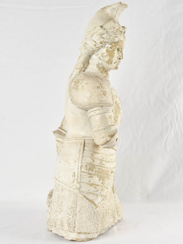 19th-century French Athena terracotta figure