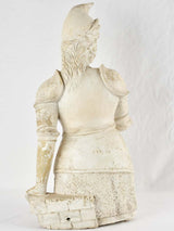 Athena-themed terracotta antique sculpture