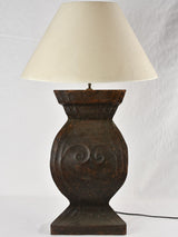 Italian lamp made with salvaged tole stand