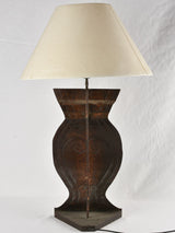 Italian lamp made with salvaged tole stand