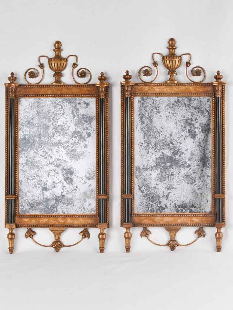 Exquisite aged Maison Jansen mirrors