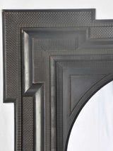 Expressive Black-finished Pear Wood Mirror