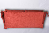 1940s Maison Jansen Knole sofa w/ burgundy silk velvet uphostery 88½"