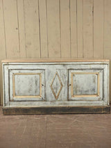 Directoire buffet w/ stone top & blue / beige patina 70¾"