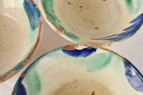 Aged ceramic gazpacho set from Spain