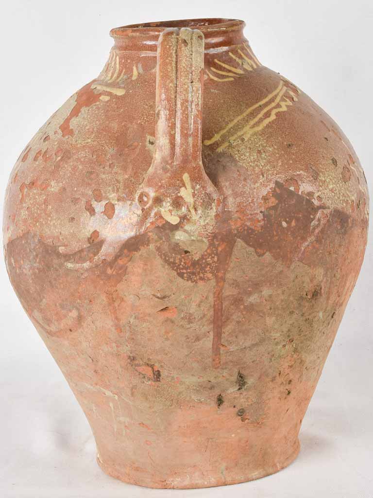 Beige patterned early twentieth-century ewer