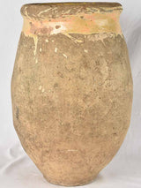 Tall 18th century biot jar w/ blush glaze 24½"