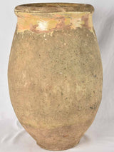 Tall 18th century biot jar w/ blush glaze 24½"