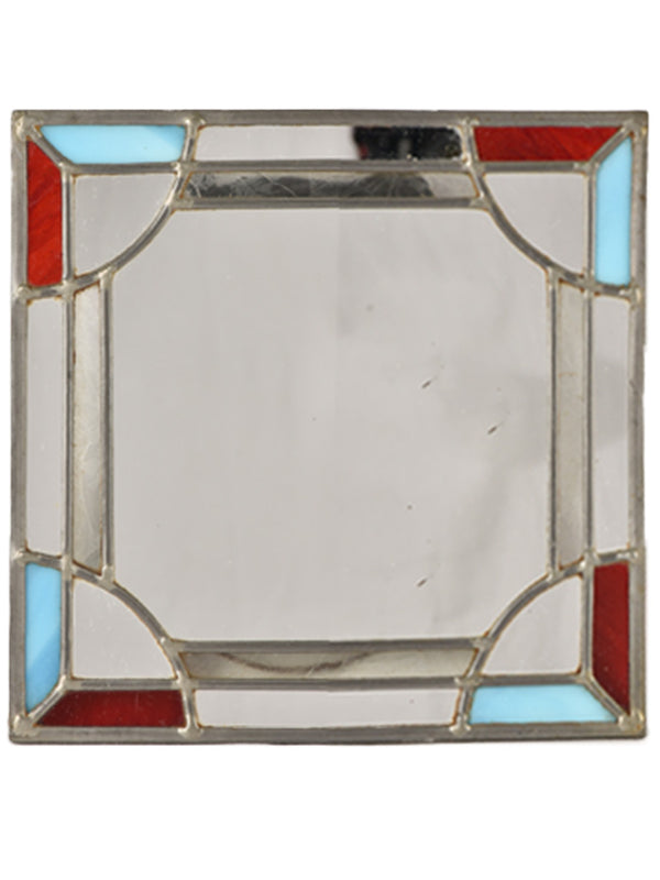 Square mirror - lead light 9½"