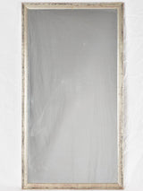 Vintage Silver-leafed 1950s Rectangular Mirror