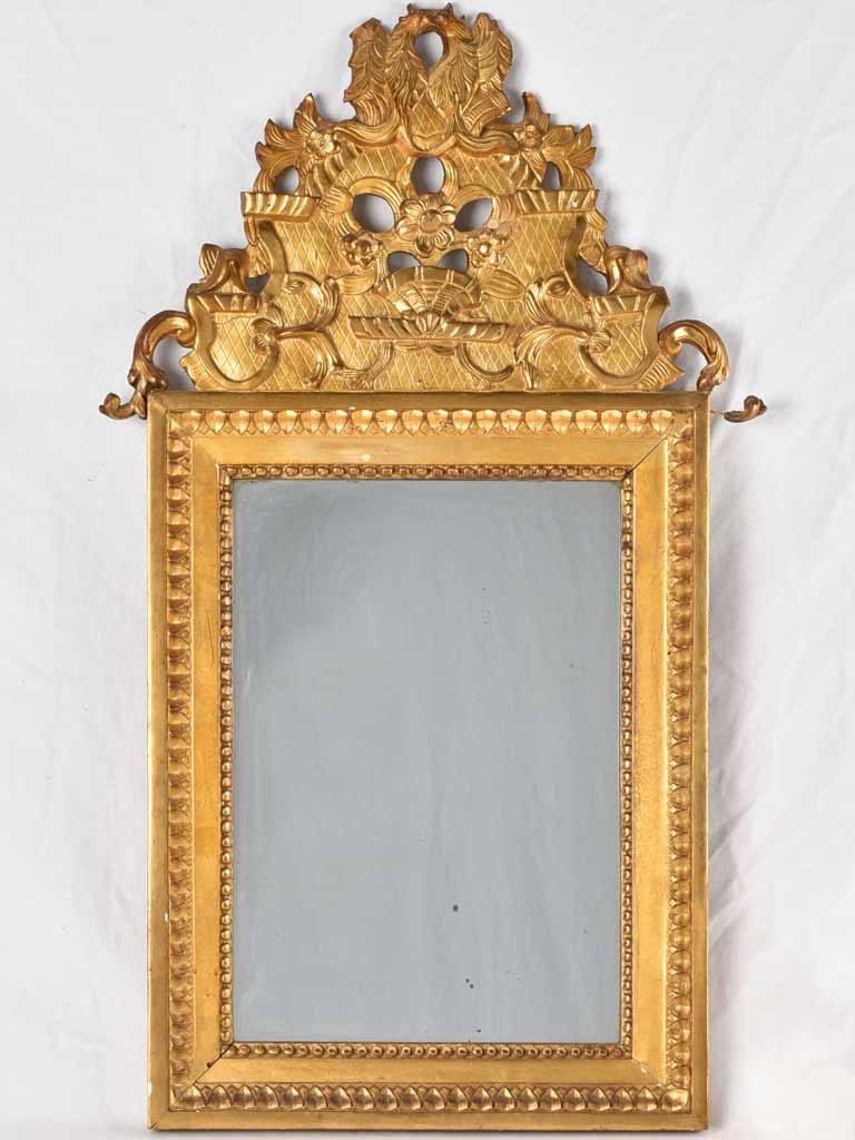 Pretty gilded Louis XVI-style mirror