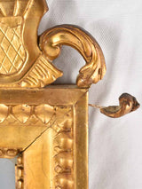 Ornate antique gilded Louis XVI mirror