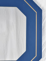 Vintage blue mirror - octagonal 27½"