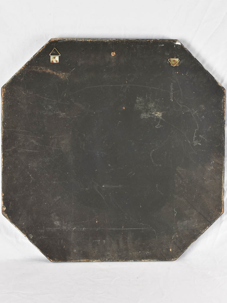 Vintage blue mirror - octagonal 27½"